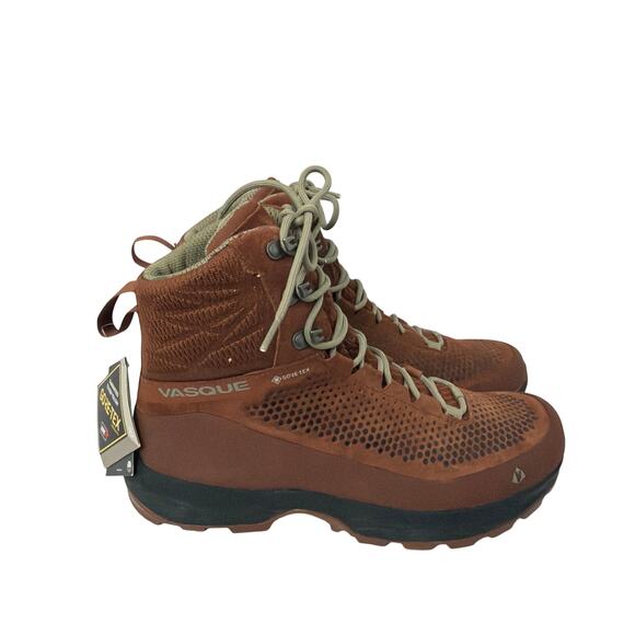 Vasque Boots Womens 10.5 Torre AT GTX GoreTex Vibram Hiking Cappuccino Brown New